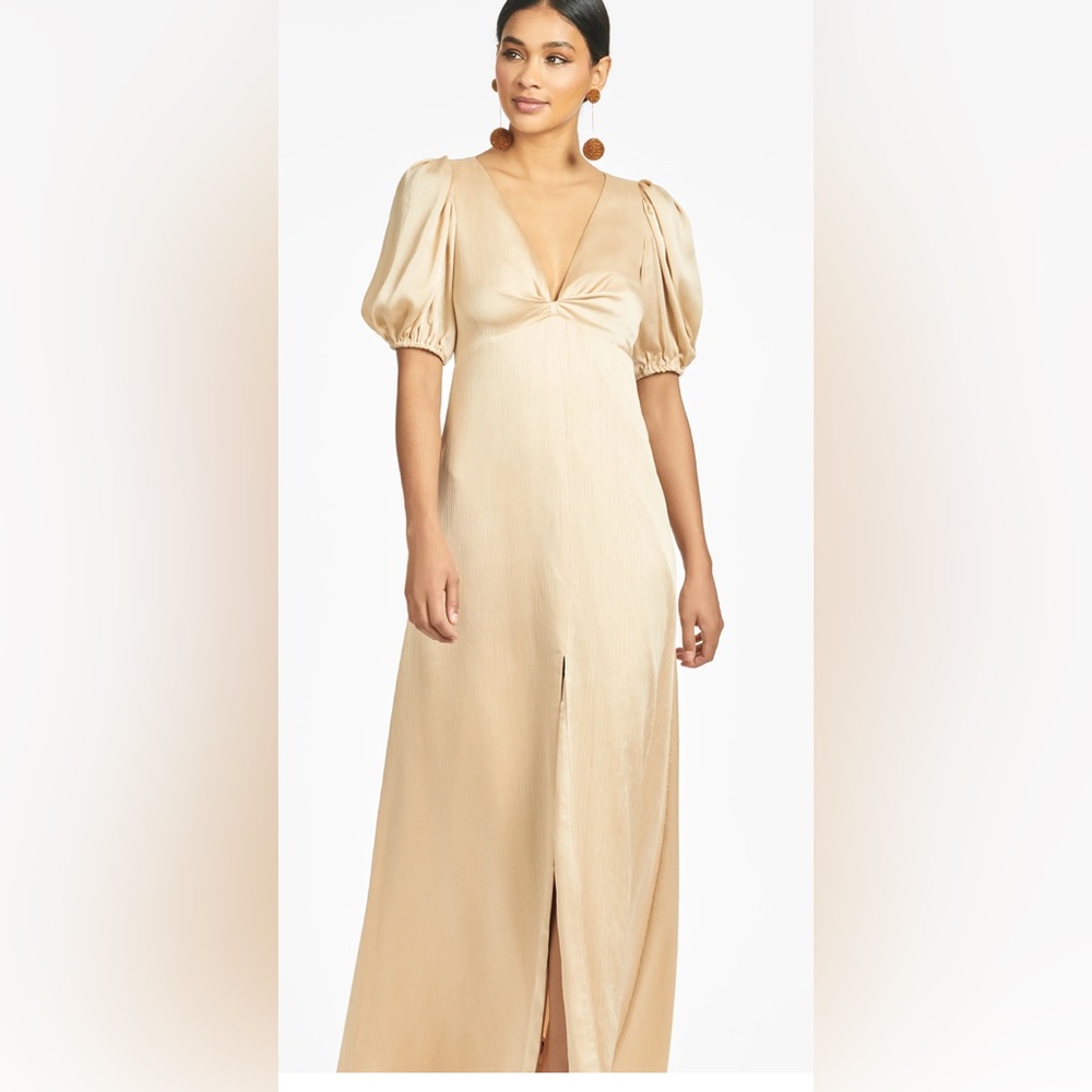 Sachin + Babi's Alli Champagne Colored Gown NWTs Sz 6